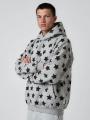 Bluza Z Kapturem Boxy Męska Szara SSG Stars