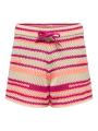 Spodenki Damskie Beżowe / Różowe Only OnlMerida Life MW Shorts KNT
