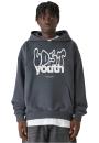 Bluza Z Kapturem  Męska Szara Lost Youth LY107 