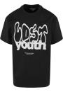 Koszulka Z Krótkim Rękawem  Męska Czarna Lost Youth LY128 