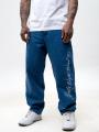 Spodnie Jeansowe Extra Baggy Niebieskie Mass Ninety Eight