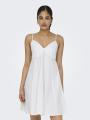 Sukienka Damska Na Ramiączkach Biała Only OnlLowa Strap Dress PTM
