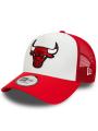 Czapka Z Daszkiem Trucker Biała / Czerwona New Era 9Forty Chicago Bulls AF