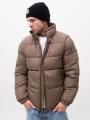 Puchowa Kurtka Zimowa Męska Jasna Brązowa Dickies Waldenburg Puffer