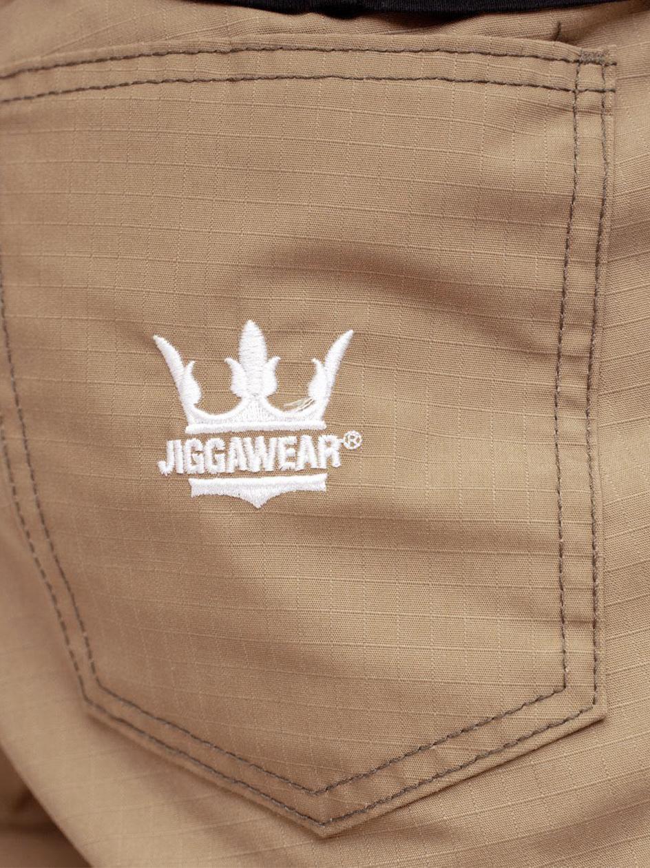 Spodnie Materiałowe Jogger Bojówki Ze Ściągaczem Jasne
