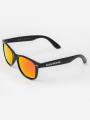 Okulary Przeciwsłoneczne Wayfarer Czarne / Czerwone Lustro Lucky Dice Name