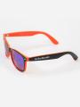 Okulary Przeciwsłoneczne Wayfarer Czarne / Magenta / Niebieskie Lucky Dice Name Contrast