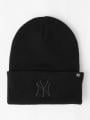 Czapka Zimowa Czarna / Czarna 47 Brand New York Yankess MLB Haymaker