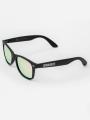 Okulary Przeciwsłoneczne Z Polaryzacją Wayfarer Czarne Z Lustrem Diamante Wear Logo