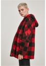 Kurtka Sherpa Oversize Damska Czerwona Urban Classics TB3056