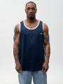 Tank Top Męski Granatowy Prosto ST