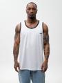 Tank Top Męski Biały Prosto ST