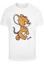 Koszulka z Krótkim Rękawem Męska Biała Merchcode MP5011652 Tom & Jerry 