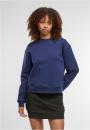 Bluza Bez Kaptura Oversize Damska Niebieska Build Your Brand BY212 No Logo