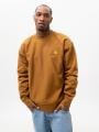 Bluza Crewneck Męski Brązowy Carhartt WIP American Script