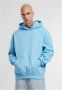 Bluza Z Kapturem Oversize Męska Niebieska Build Your Brand BY268 No Logo