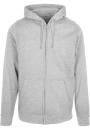 Bluza Z Kapturem Basic Męska Szara Build Your Brand BB008 No Logo