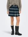 Spódniczka Damska Granatowa Only OnlWren Check Short Skirt WVN