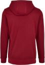 Bluza Z Kapturem Basic Męska Czerwona Build Your Brand BB001 No Logo