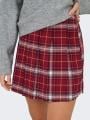 Spódniczka Damska Bordowa Only OnlWren Check Short Skirt WVN