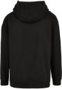 Bluza Z Kapturem Oversize Męska Czarna Build Your Brand BB006 No Logo